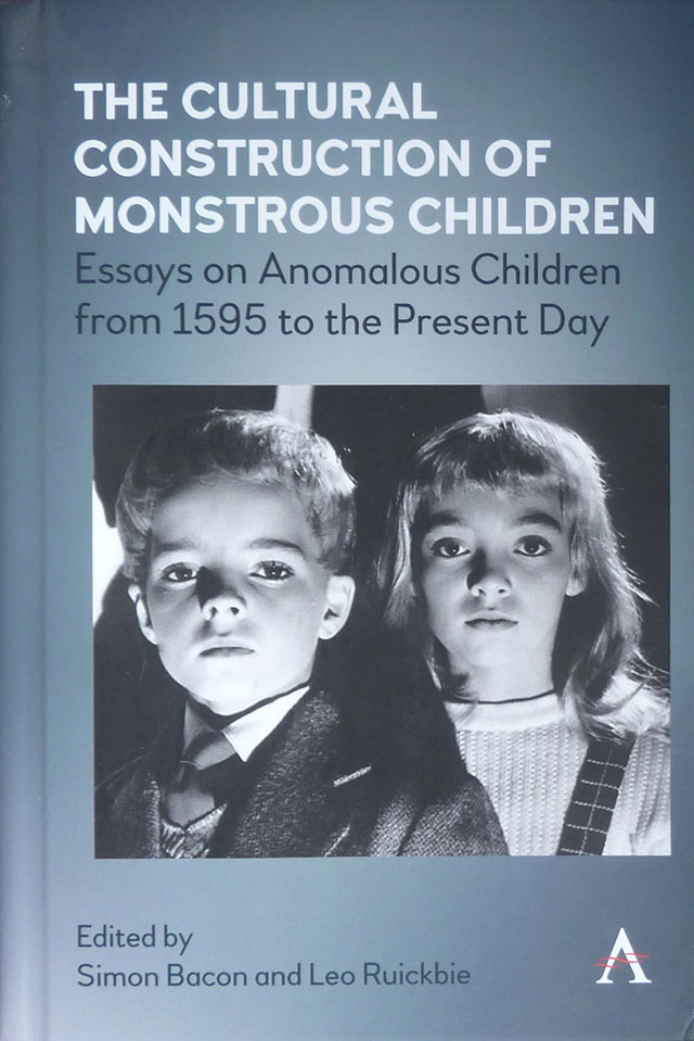 Front cover of 'The Cultural Construction of Monstrous Children'